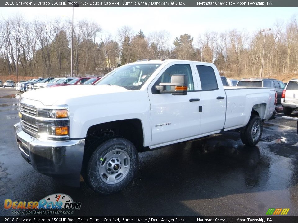 2018 Chevrolet Silverado 2500HD Work Truck Double Cab 4x4 Summit White / Dark Ash/Jet Black Photo #1
