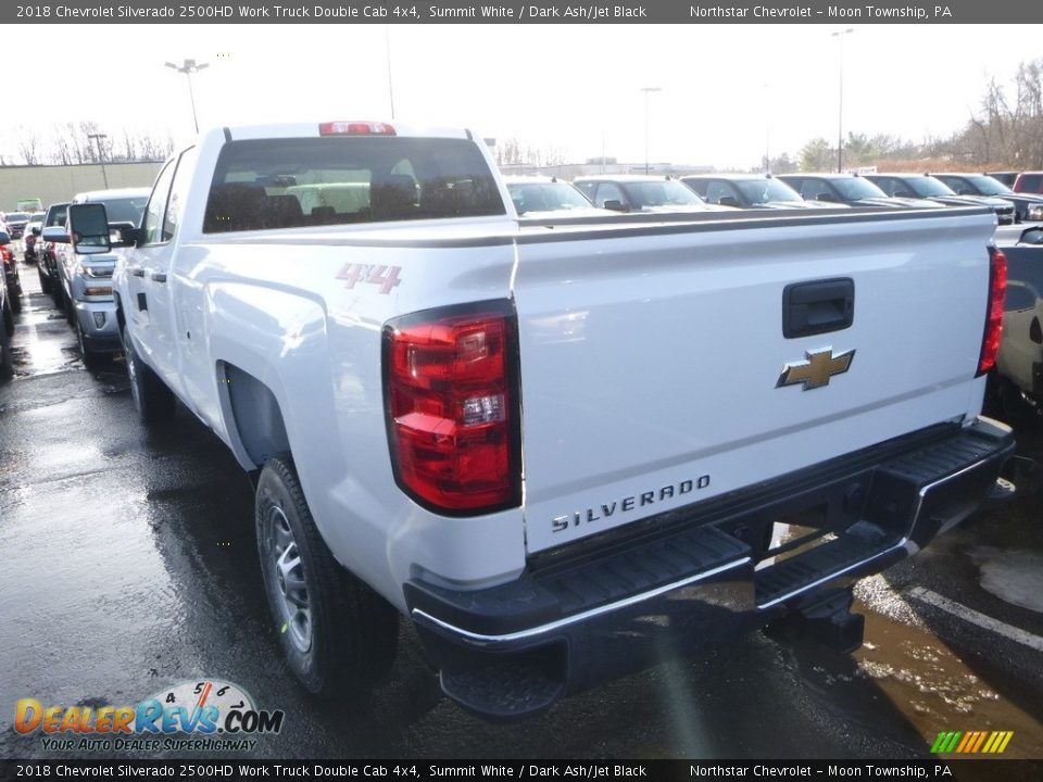 2018 Chevrolet Silverado 2500HD Work Truck Double Cab 4x4 Summit White / Dark Ash/Jet Black Photo #3