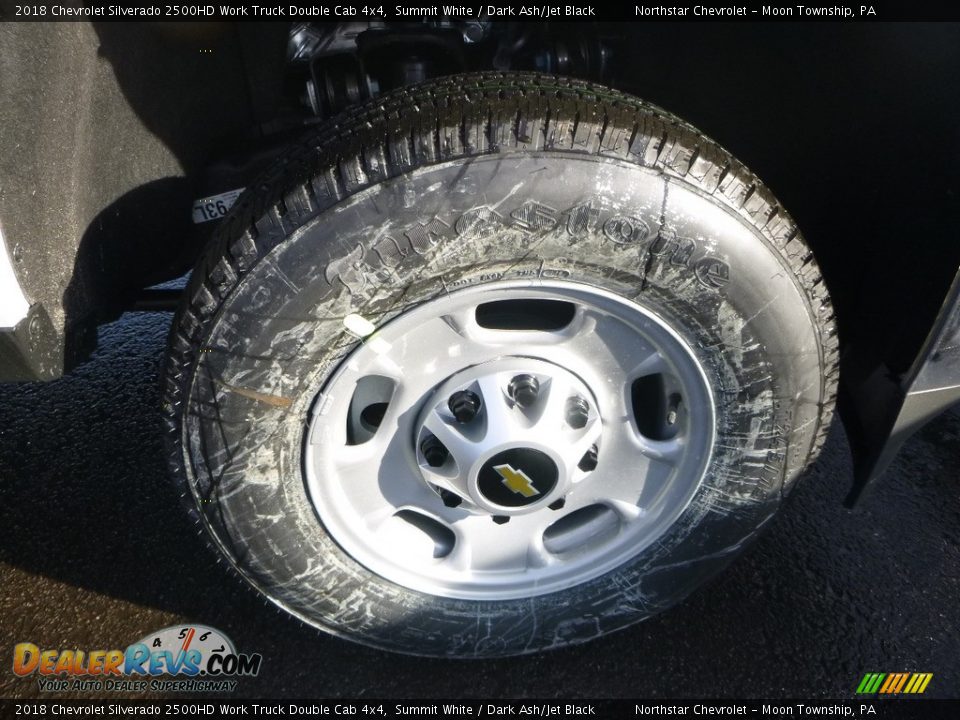 2018 Chevrolet Silverado 2500HD Work Truck Double Cab 4x4 Summit White / Dark Ash/Jet Black Photo #8