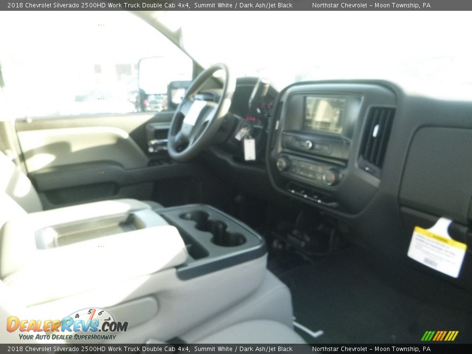 2018 Chevrolet Silverado 2500HD Work Truck Double Cab 4x4 Summit White / Dark Ash/Jet Black Photo #10