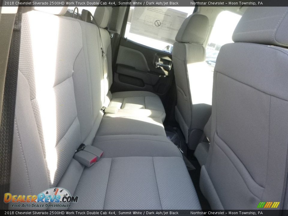 2018 Chevrolet Silverado 2500HD Work Truck Double Cab 4x4 Summit White / Dark Ash/Jet Black Photo #11