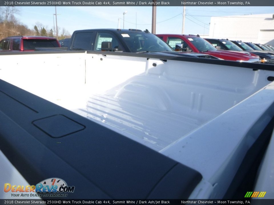 2018 Chevrolet Silverado 2500HD Work Truck Double Cab 4x4 Summit White / Dark Ash/Jet Black Photo #12
