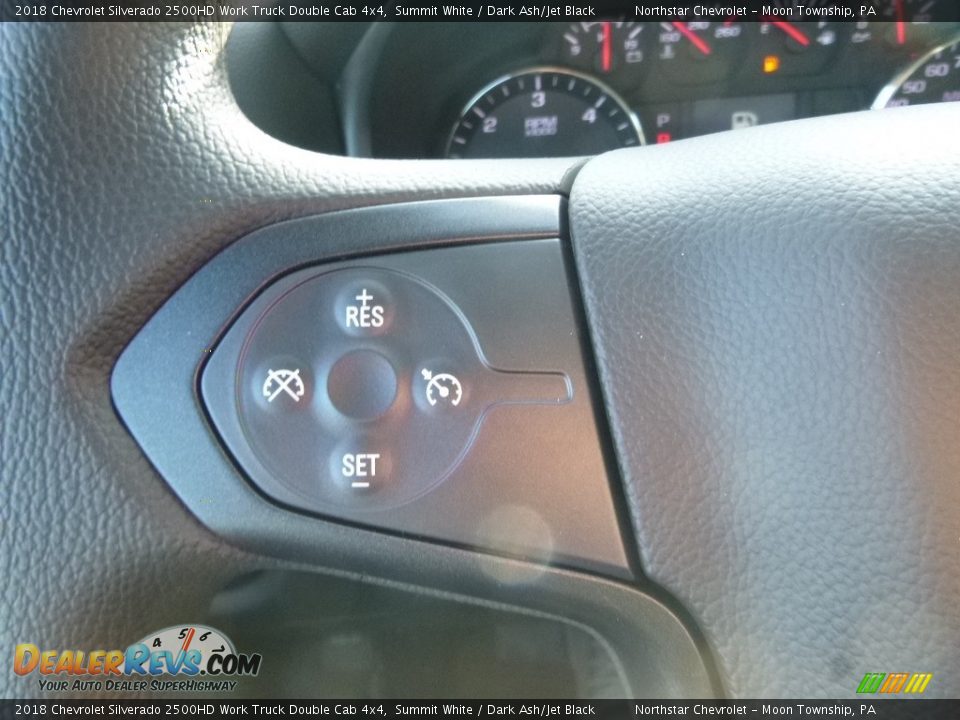 2018 Chevrolet Silverado 2500HD Work Truck Double Cab 4x4 Summit White / Dark Ash/Jet Black Photo #18