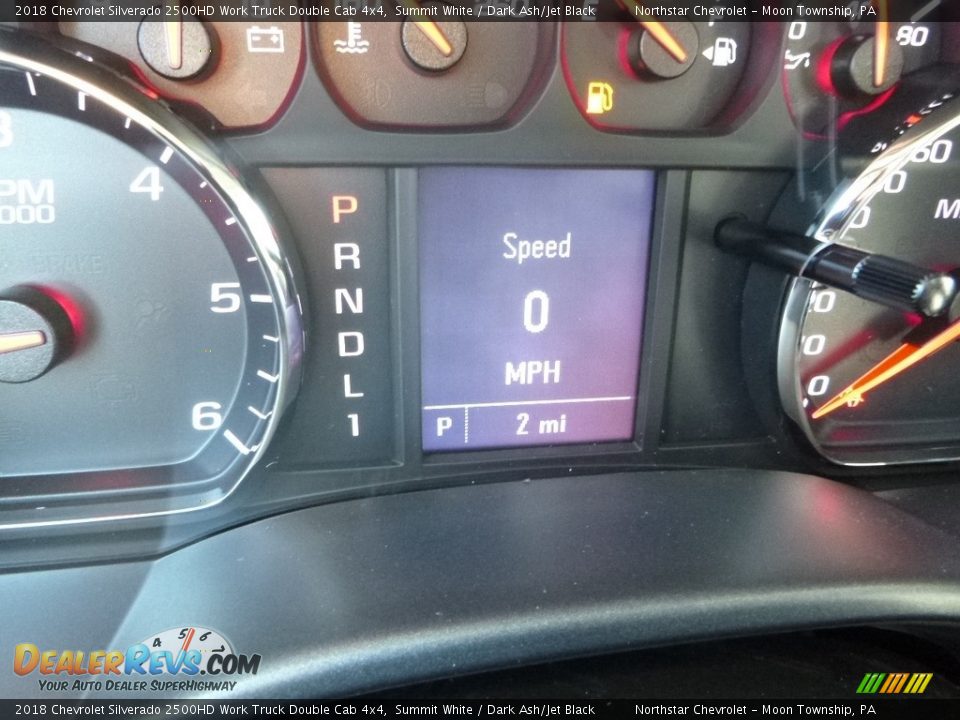 2018 Chevrolet Silverado 2500HD Work Truck Double Cab 4x4 Summit White / Dark Ash/Jet Black Photo #20