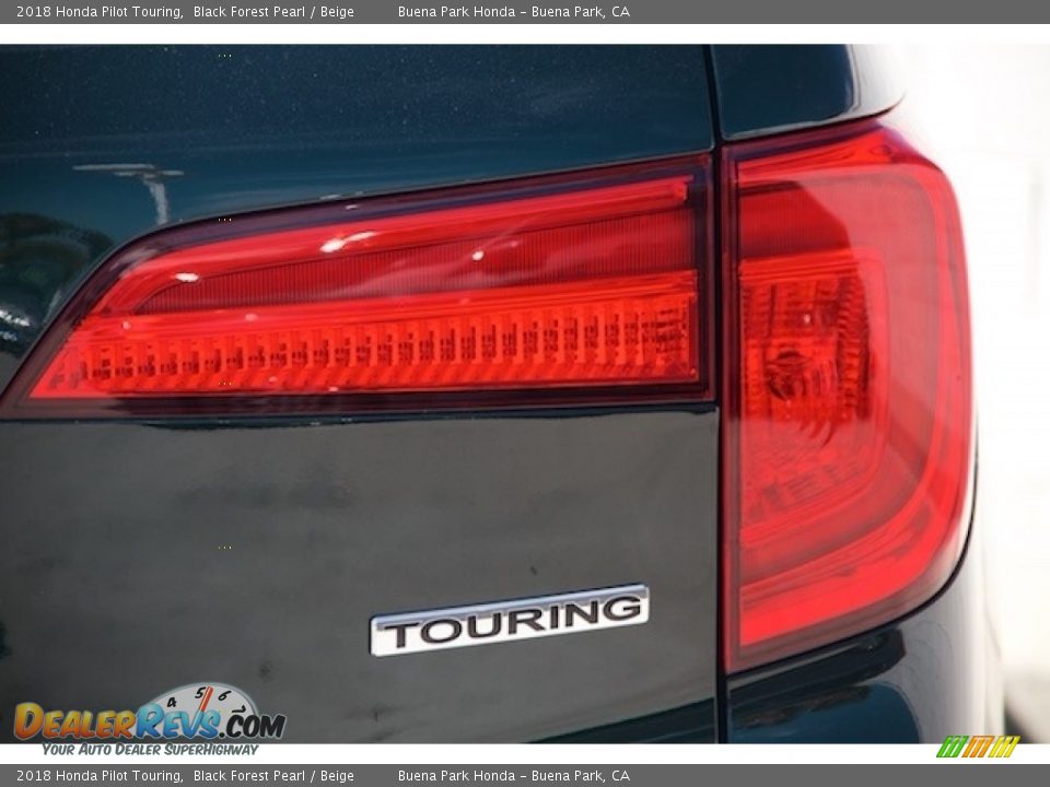 2018 Honda Pilot Touring Black Forest Pearl / Beige Photo #4