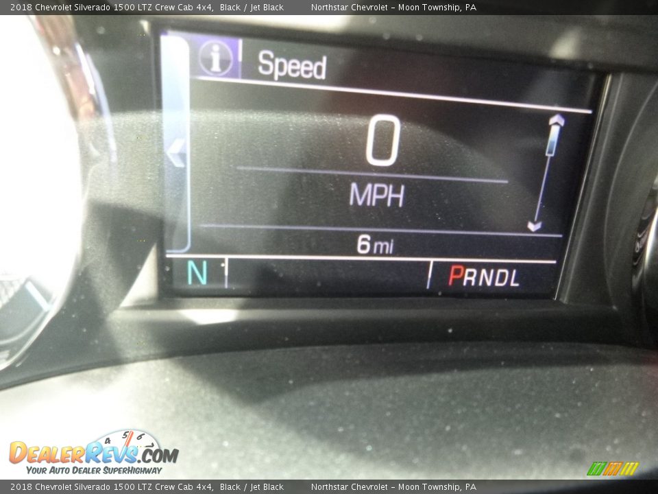 2018 Chevrolet Silverado 1500 LTZ Crew Cab 4x4 Black / Jet Black Photo #20