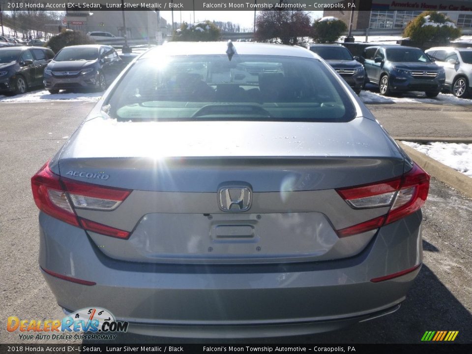 2018 Honda Accord EX-L Sedan Lunar Silver Metallic / Black Photo #3
