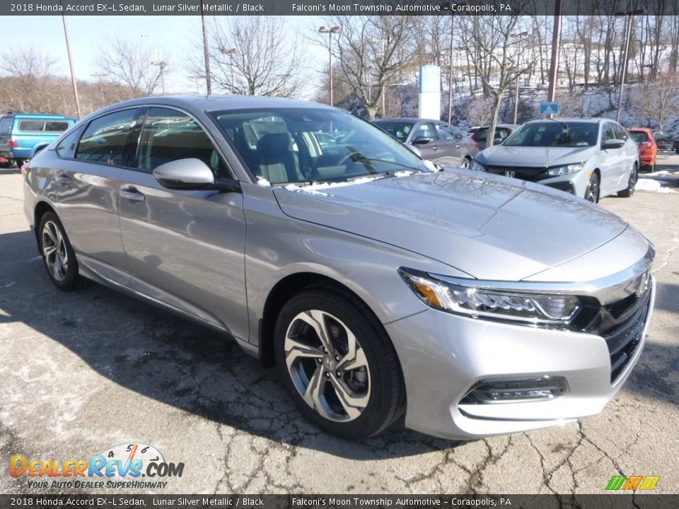 2018 Honda Accord EX-L Sedan Lunar Silver Metallic / Black Photo #5