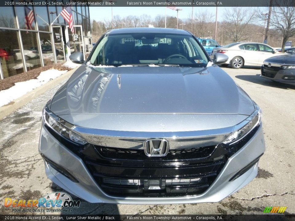 2018 Honda Accord EX-L Sedan Lunar Silver Metallic / Black Photo #6