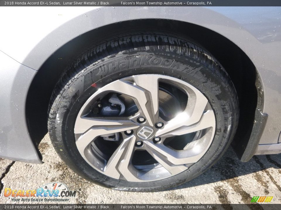 2018 Honda Accord EX-L Sedan Lunar Silver Metallic / Black Photo #7