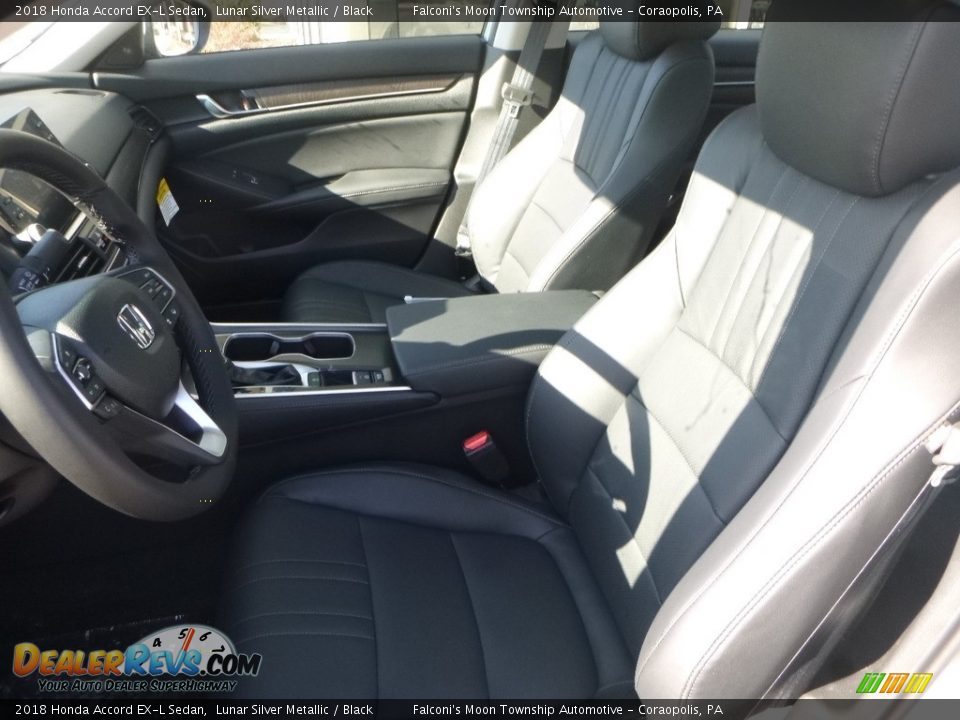 2018 Honda Accord EX-L Sedan Lunar Silver Metallic / Black Photo #8