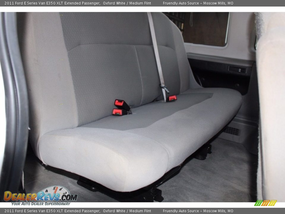 2011 Ford E Series Van E350 XLT Extended Passenger Oxford White / Medium Flint Photo #24