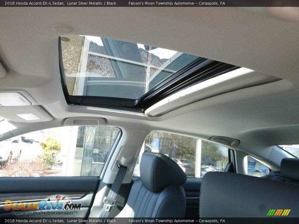 2018 Honda Accord EX-L Sedan Lunar Silver Metallic / Black Photo #13