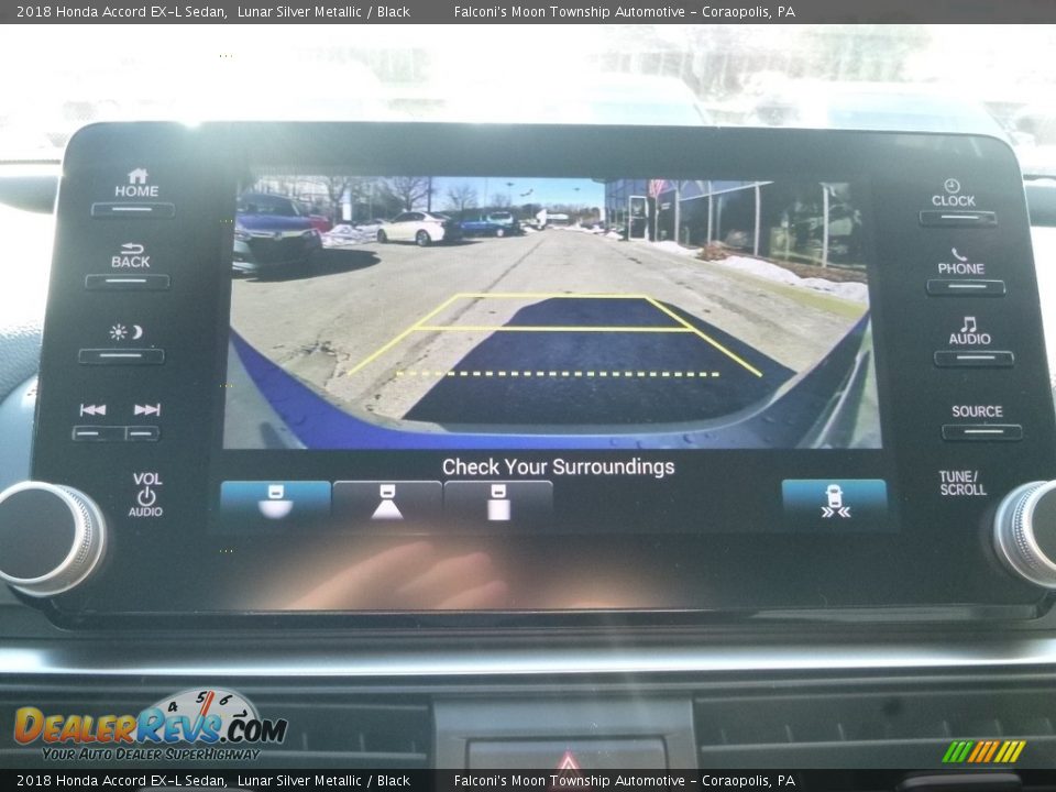 2018 Honda Accord EX-L Sedan Lunar Silver Metallic / Black Photo #15