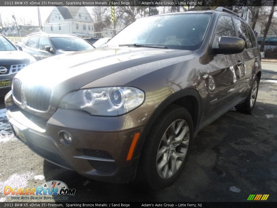 2013 BMW X5 xDrive 35i Premium Sparkling Bronze Metallic / Sand Beige Photo #3