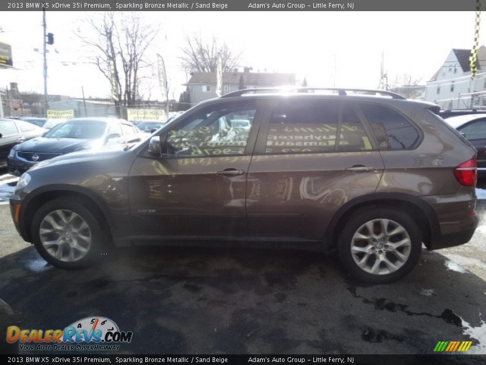 2013 BMW X5 xDrive 35i Premium Sparkling Bronze Metallic / Sand Beige Photo #4