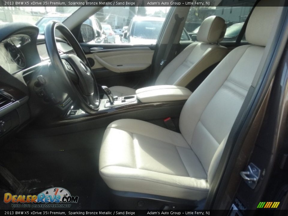 2013 BMW X5 xDrive 35i Premium Sparkling Bronze Metallic / Sand Beige Photo #12