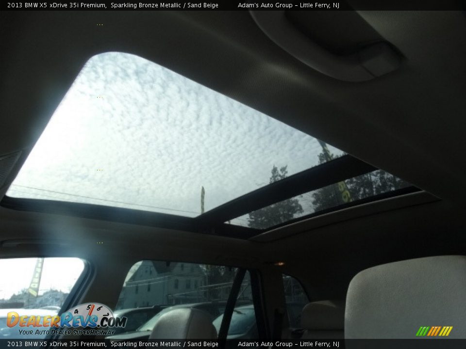 2013 BMW X5 xDrive 35i Premium Sparkling Bronze Metallic / Sand Beige Photo #15