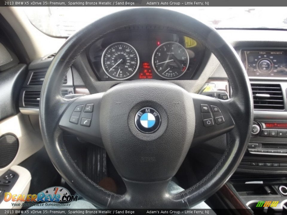 2013 BMW X5 xDrive 35i Premium Sparkling Bronze Metallic / Sand Beige Photo #17