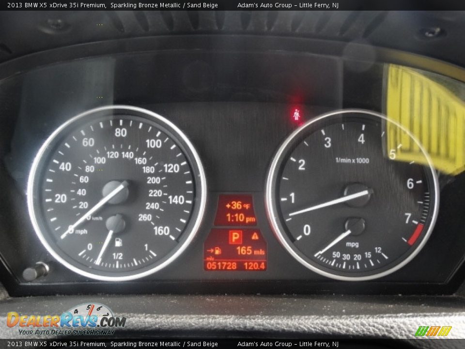 2013 BMW X5 xDrive 35i Premium Sparkling Bronze Metallic / Sand Beige Photo #20