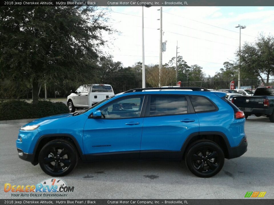 2018 Jeep Cherokee Altitude Hydro Blue Pearl / Black Photo #2
