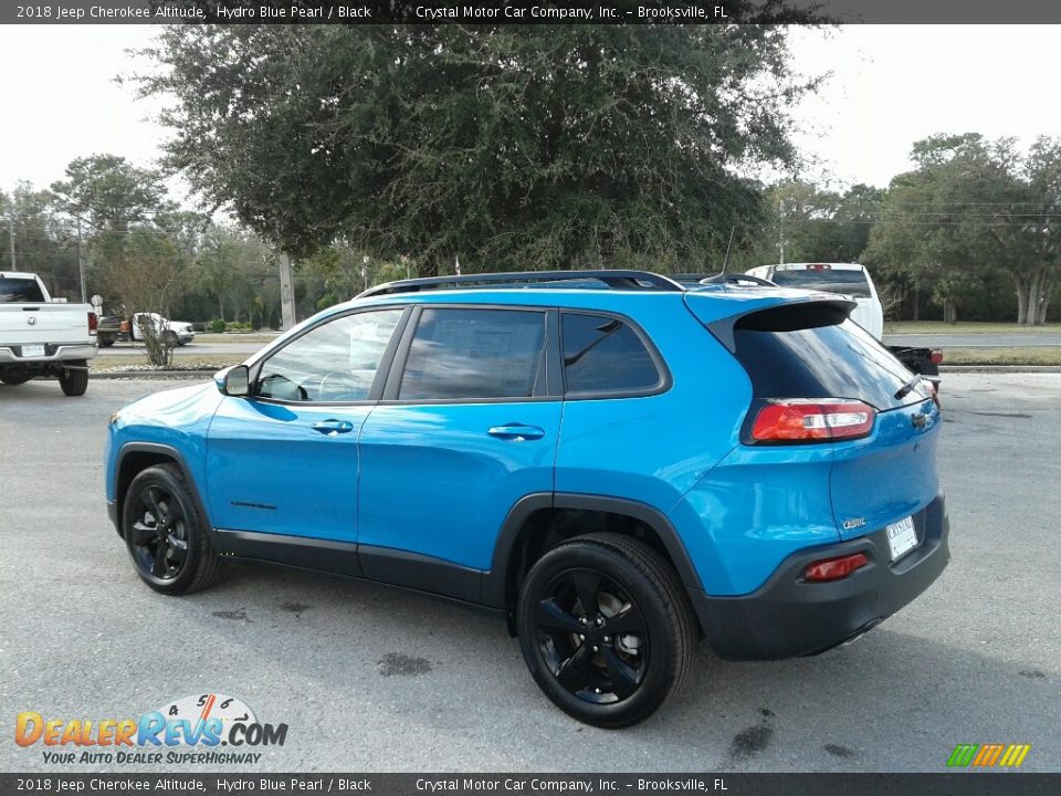 2018 Jeep Cherokee Altitude Hydro Blue Pearl / Black Photo #3