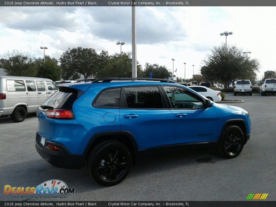 2018 Jeep Cherokee Altitude Hydro Blue Pearl / Black Photo #5