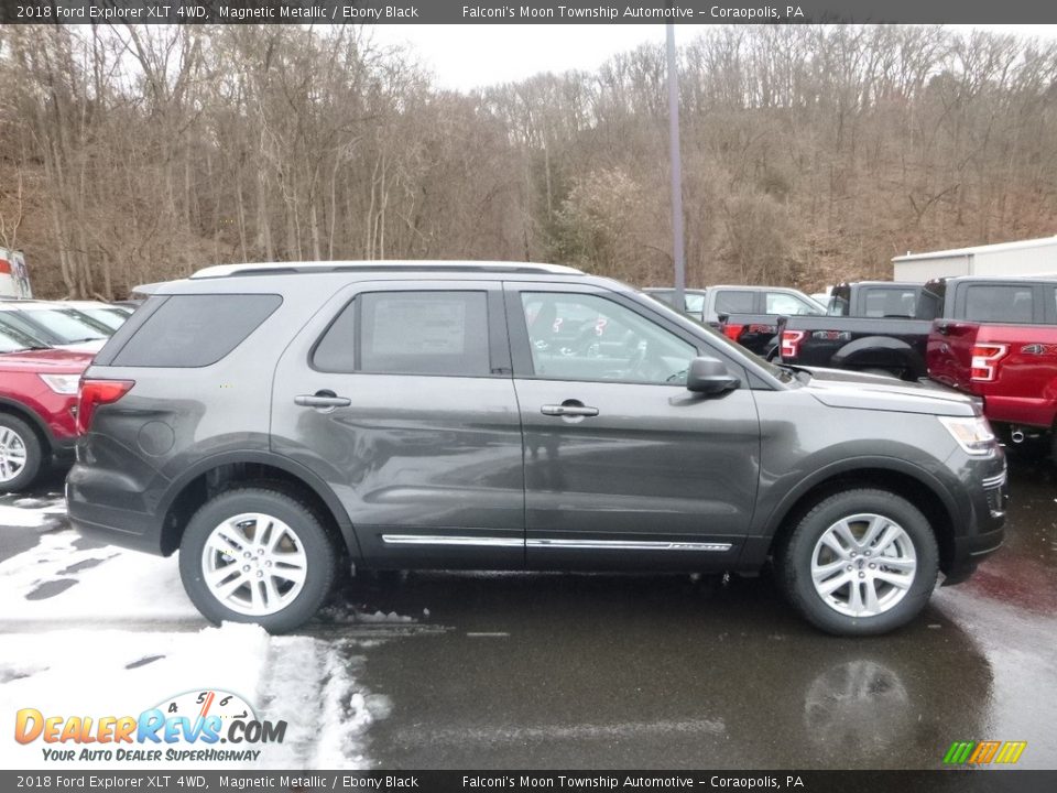 2018 Ford Explorer XLT 4WD Magnetic Metallic / Ebony Black Photo #1