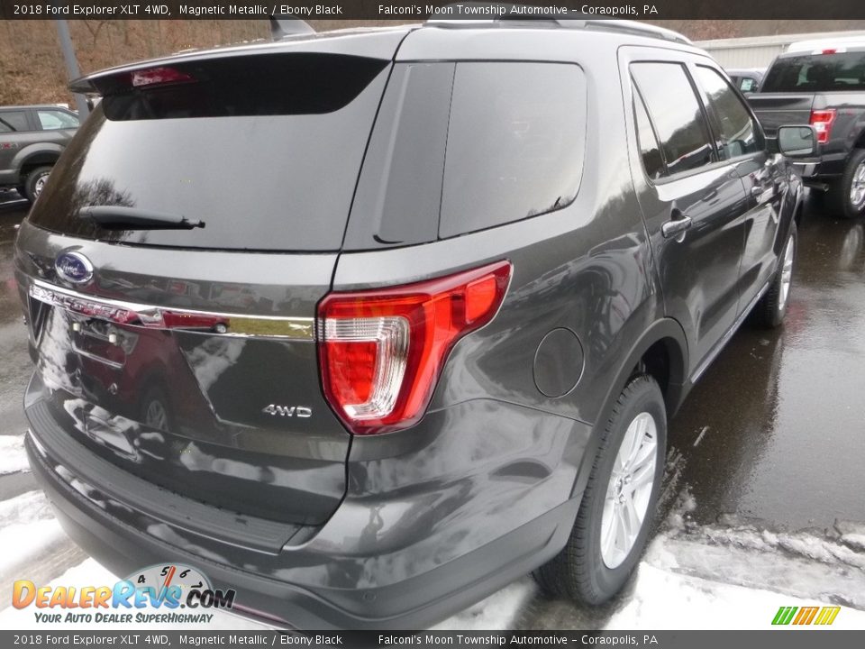 2018 Ford Explorer XLT 4WD Magnetic Metallic / Ebony Black Photo #2