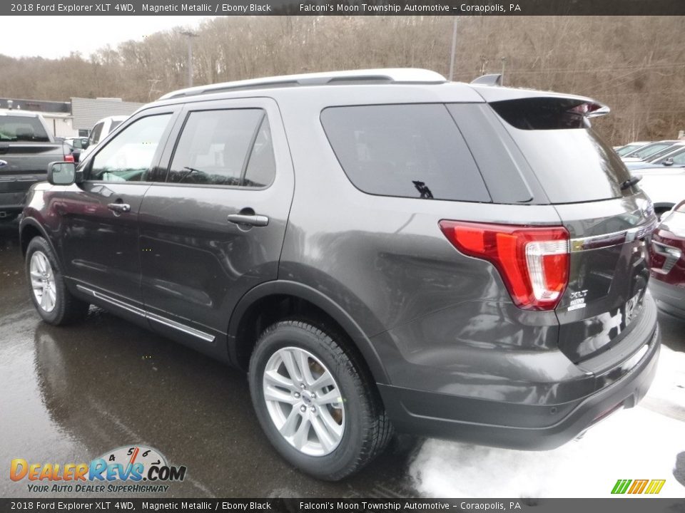 2018 Ford Explorer XLT 4WD Magnetic Metallic / Ebony Black Photo #6