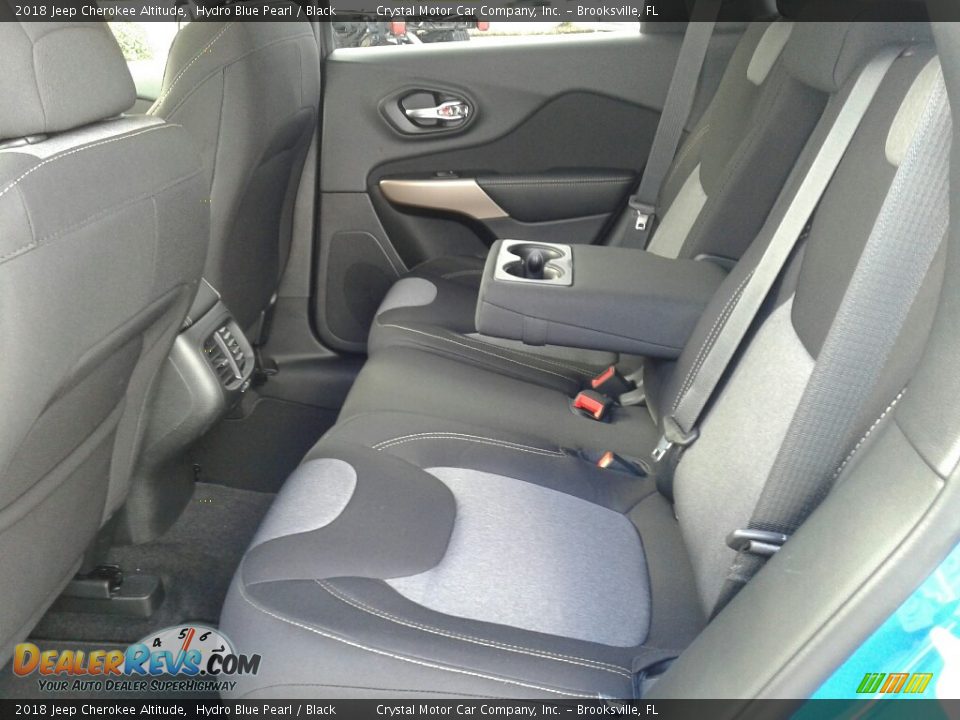 2018 Jeep Cherokee Altitude Hydro Blue Pearl / Black Photo #10