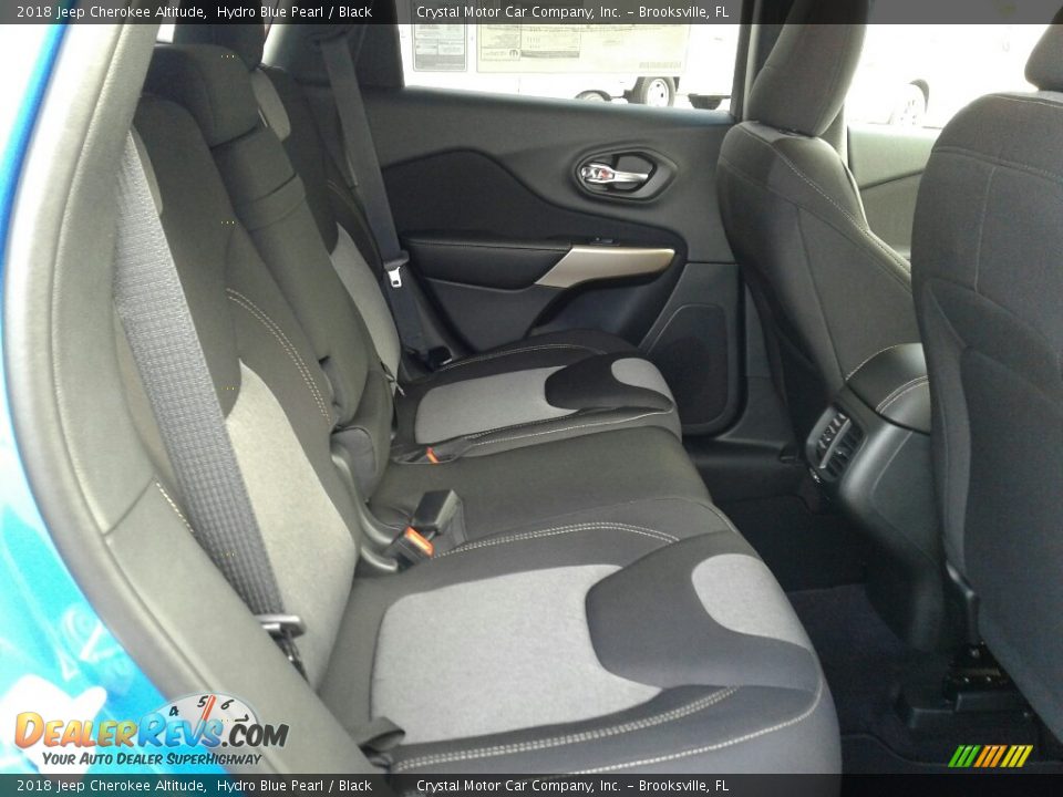2018 Jeep Cherokee Altitude Hydro Blue Pearl / Black Photo #11