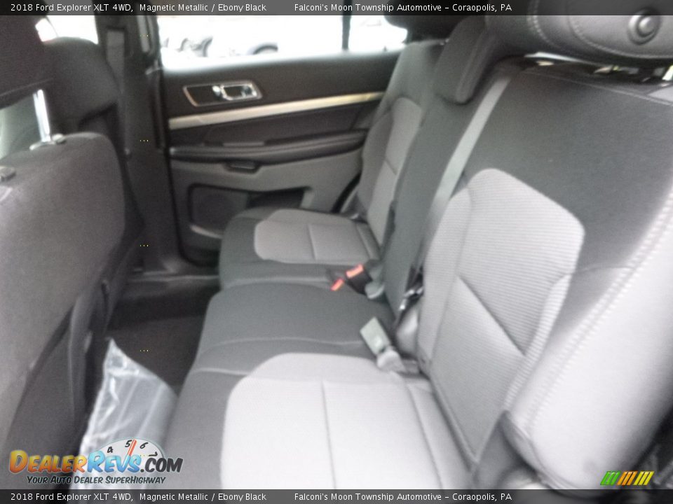 2018 Ford Explorer XLT 4WD Magnetic Metallic / Ebony Black Photo #9