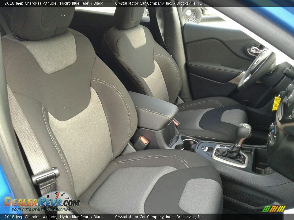 2018 Jeep Cherokee Altitude Hydro Blue Pearl / Black Photo #12