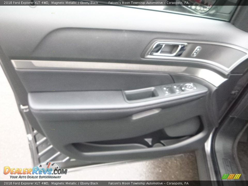 2018 Ford Explorer XLT 4WD Magnetic Metallic / Ebony Black Photo #11