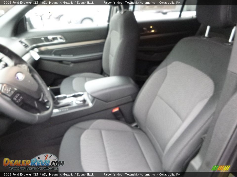 2018 Ford Explorer XLT 4WD Magnetic Metallic / Ebony Black Photo #12