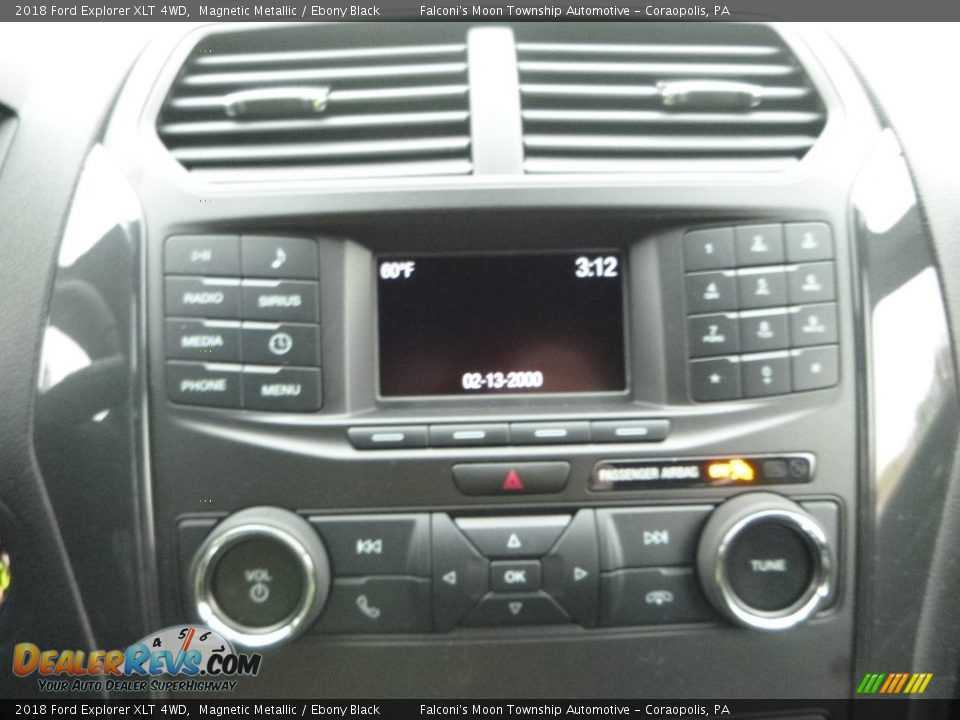 2018 Ford Explorer XLT 4WD Magnetic Metallic / Ebony Black Photo #14
