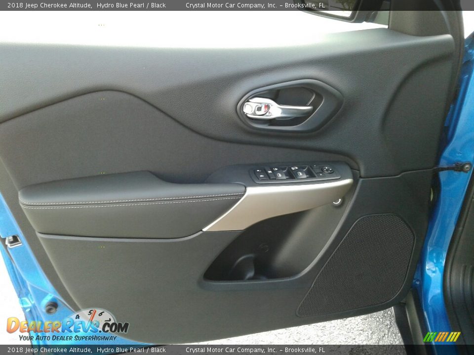2018 Jeep Cherokee Altitude Hydro Blue Pearl / Black Photo #17