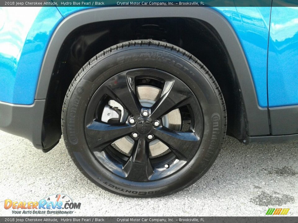 2018 Jeep Cherokee Altitude Hydro Blue Pearl / Black Photo #20