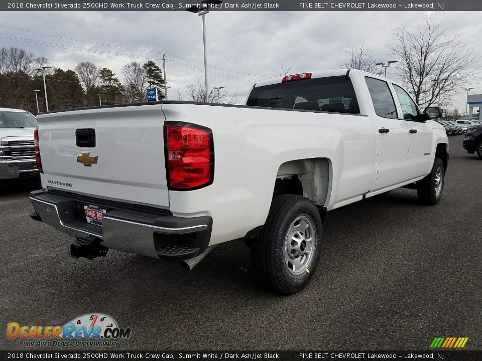 2018 Chevrolet Silverado 2500HD Work Truck Crew Cab Summit White / Dark Ash/Jet Black Photo #5