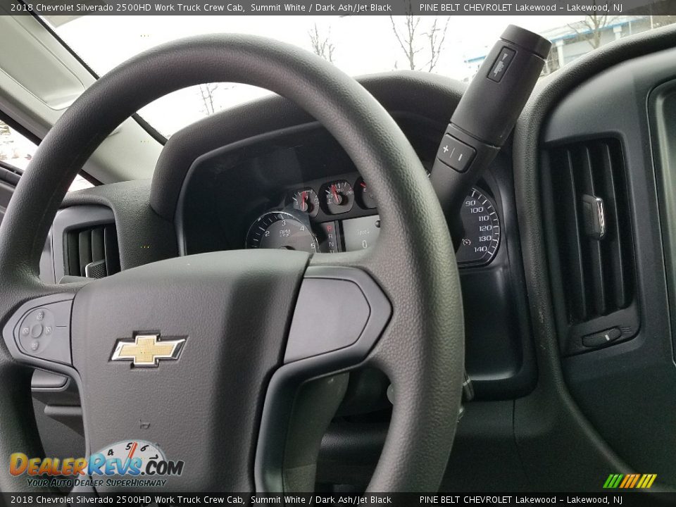 2018 Chevrolet Silverado 2500HD Work Truck Crew Cab Summit White / Dark Ash/Jet Black Photo #9