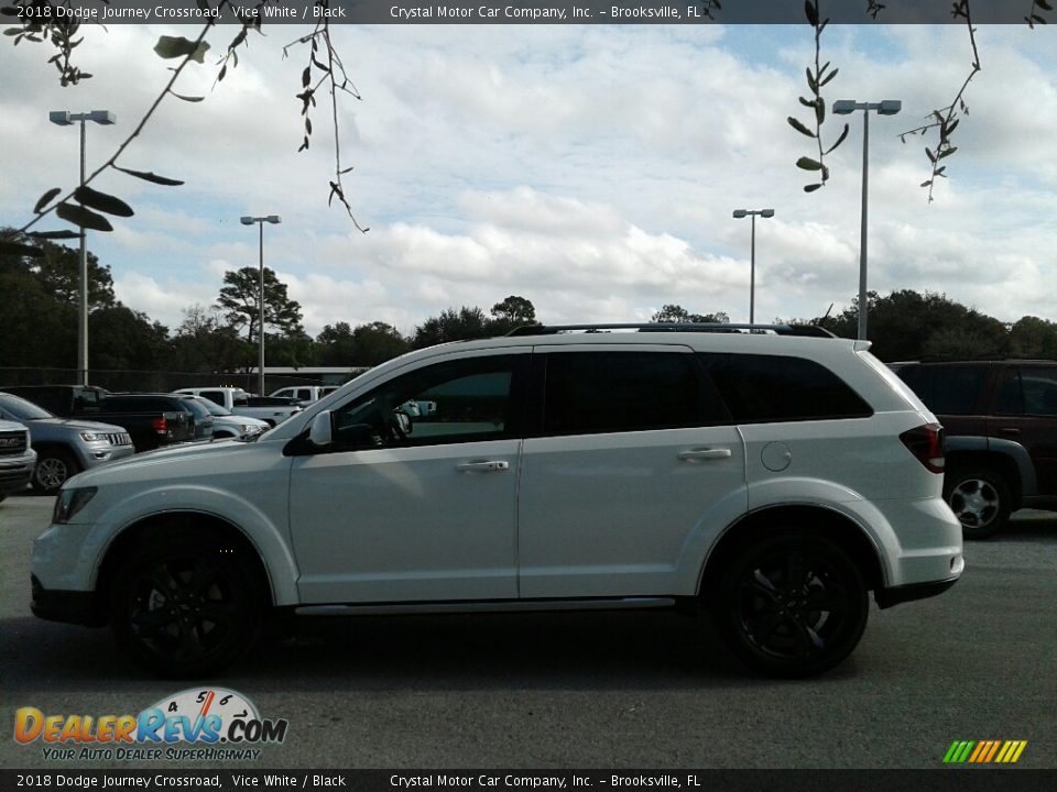 2018 Dodge Journey Crossroad Vice White / Black Photo #2