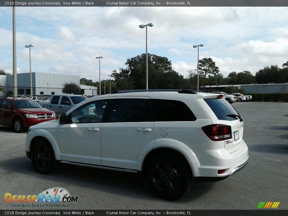 2018 Dodge Journey Crossroad Vice White / Black Photo #3
