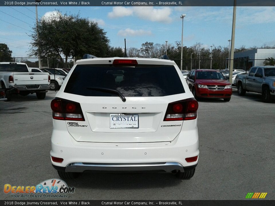 2018 Dodge Journey Crossroad Vice White / Black Photo #4