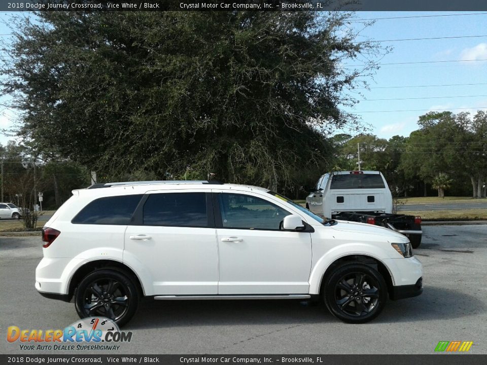 2018 Dodge Journey Crossroad Vice White / Black Photo #6