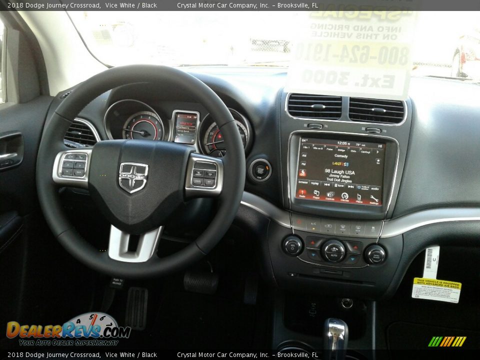 2018 Dodge Journey Crossroad Vice White / Black Photo #13
