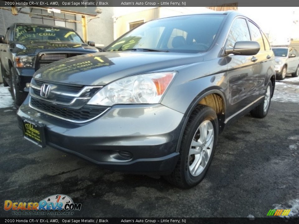 2010 Honda CR-V EX-L AWD Opal Sage Metallic / Black Photo #3