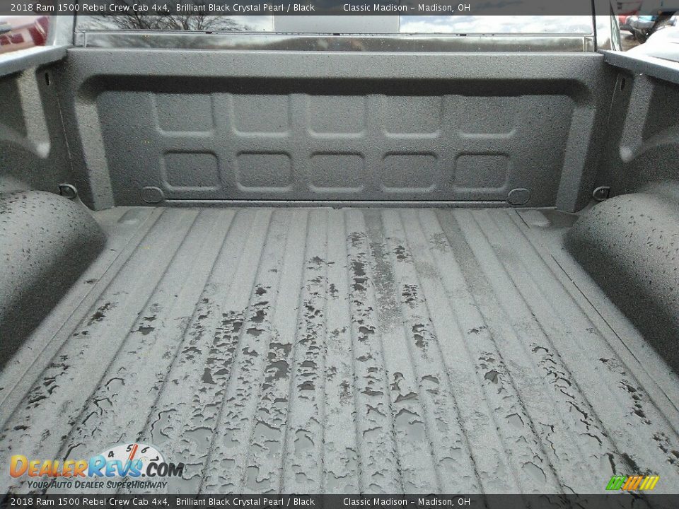 2018 Ram 1500 Rebel Crew Cab 4x4 Brilliant Black Crystal Pearl / Black Photo #4