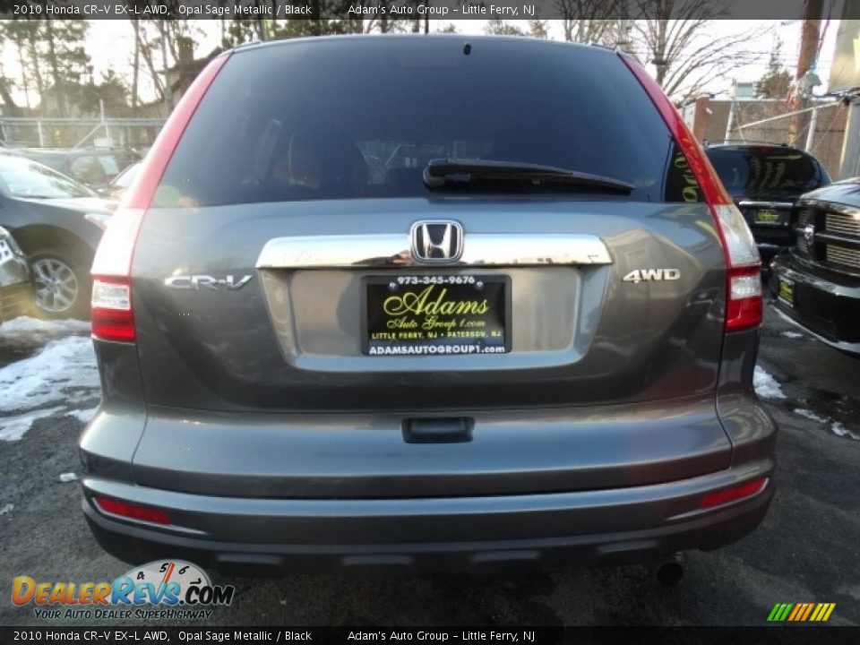 2010 Honda CR-V EX-L AWD Opal Sage Metallic / Black Photo #5