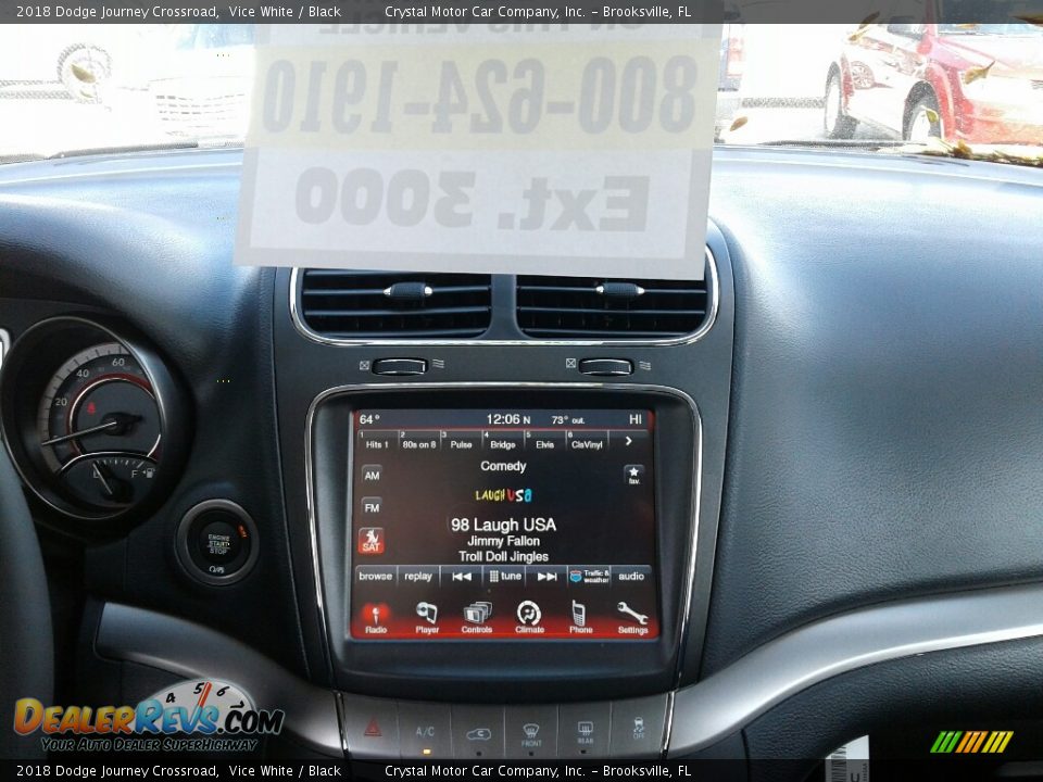 2018 Dodge Journey Crossroad Vice White / Black Photo #15